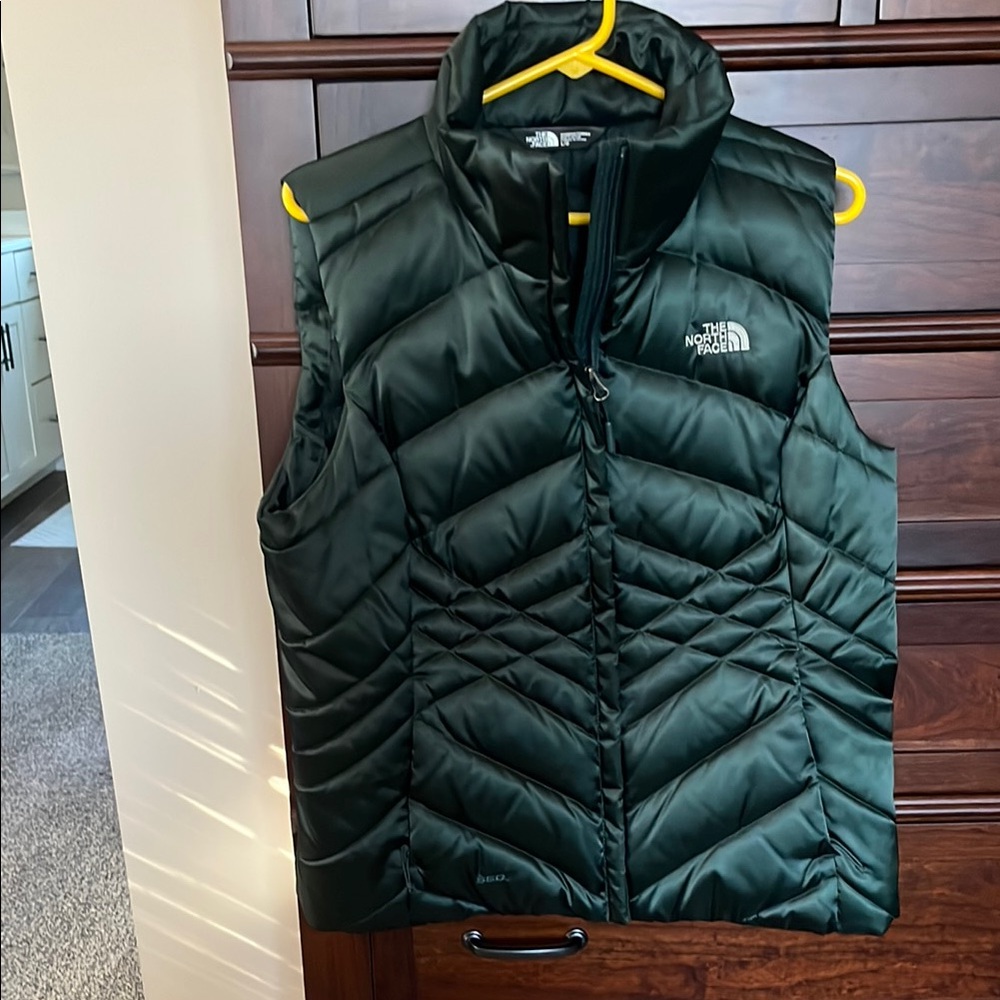 The North Face Black Puffer Vest 550